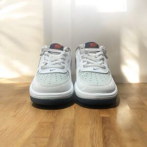 Nike Kids White and Gray Sneakers